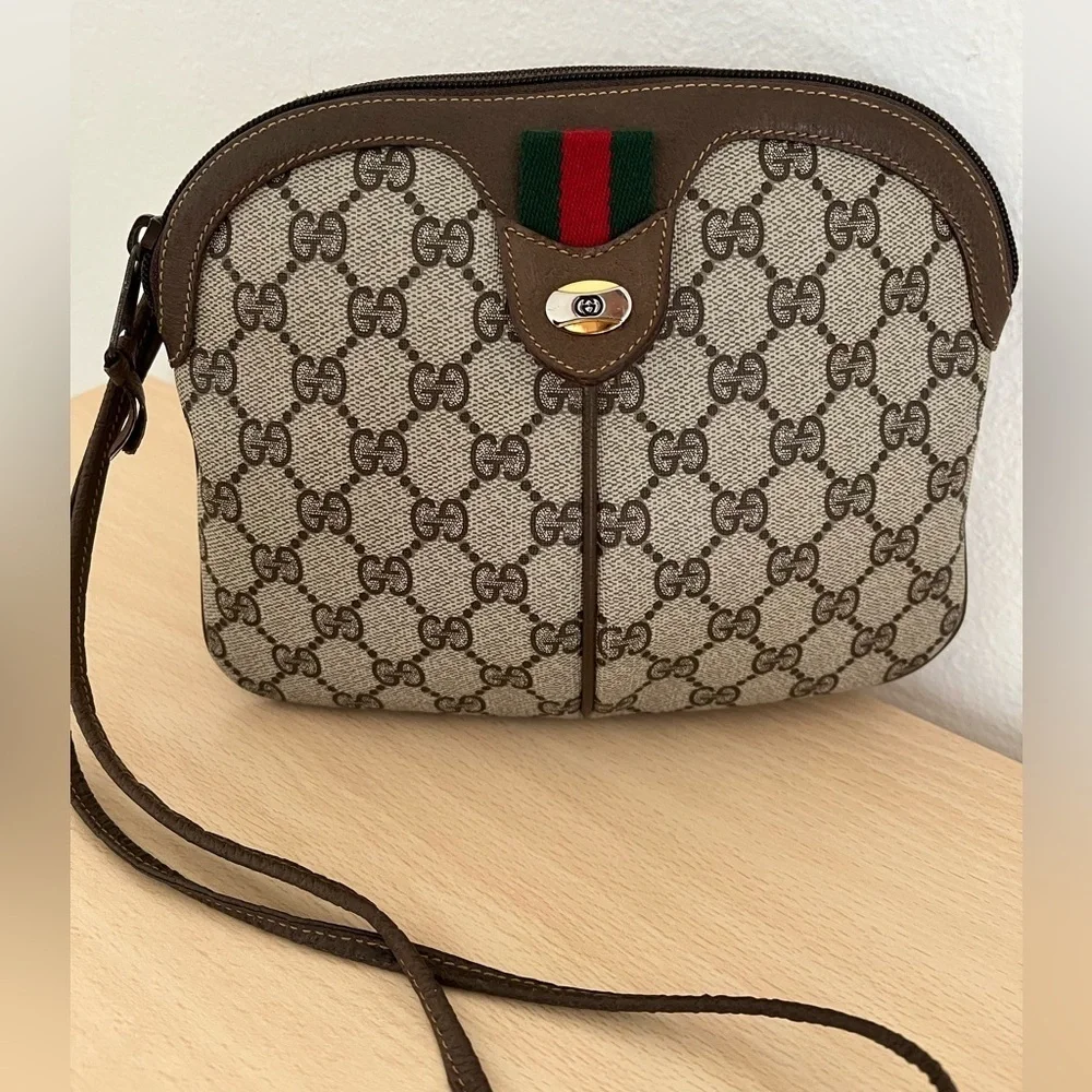 Gucci GG Supreme Ophidia Crossbody Clutch Vintage EUC Circa 1980 - Picture 17 of 17